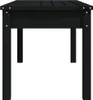 vidaXL Zahradní lavice černá 109x44x45 cm z masivního Náhled obrázku produktu 5