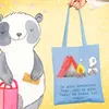 Mr. & Mrs. Panda Jutebeutel Panda Campen - Sky Blue - Produktbild-Vorschau 2