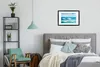 MuchoWow® MuchoWow® Gerahmtes Poster Aquarell - Golf - Meer Produktbild-Vorschau 5