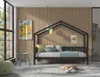 Hausbett >DALLAS< in Anthrazit aus Massive Kiefer - Produktbild-Vorschau 2