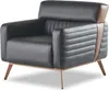 Arbeitszimmer-Set 5tlg 3-Sitzer 2-Sitzer 2x Sessel Produktbild-Vorschau 2