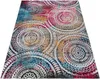 A colorful rug with a circular ethnic pattern. Podgląd zdjęcia produktu