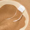 styleBREAKER Damen Panama Sonnenhut Einfarbig mit Stoff Produktbild-Vorschau 5