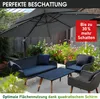 BRAST Alu Sonnenschirm Ampelschirm | 3x3m rechteckig | Grau Produktbild-Vorschau 3