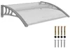 Outsunny Vordach für Haustür 100 x 75 cm Überdachung aus Produktbild-Vorschau 1