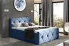 Kontinentales Bett 200x200 CARMEN LUX – blau + Produktbild-Vorschau 1