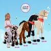 Pink Papaya koń do jazdy "Rainbow" 75 cm pluszowy z Podgląd zdjęcia produktu 5