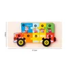 3D dopravní zvířecí dinosauří puzzle s číselnými nápisy, Náhled obrázku produktu 2