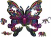 Promo Drevené Puzzle Farebný Motýľ Puza3-01235 Náhľad obrázku produktu 10