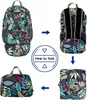 WATERFLY Ultraleicht Faltbarer 20L Outdoor Rucksack Blau Produktbild-Vorschau 6