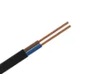 2-adrig 2x01 Stromkabel Elektrokabel H05VVH2-F Schwarz 1 Produktbild-Vorschau 2