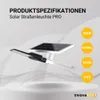 ENOVALITE LED Solar-Straßenleuchte 4300 lm kaltweiß schwarz Produktbild-Vorschau 13