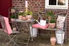 Clayre & Eef Pot de fleurs Ø 20x19 cm Rose Céramique Fleurs Voir les images du produit 2