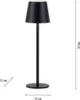 JUST LIGHT LED-Akku-Tischleuchte 19250-18 schwarz, 2,5 W, Produktbild-Vorschau 10