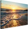 Toile  Coucher de soleil sur la plage 60x40 Feeby Orange Voir les images du produit 1