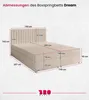 BroMARKT Boxspringbett DREAM mit 2 Bettkasten, Produktbild-Vorschau 7