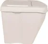 vidaXL Poubelles empilables 3 pcs. Blanc 75 L Polypropylène Voir les images du produit 4