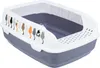 TRIXIE Katzentoilette Delio, mit Rand - lila/weiß - 38 × 20 Produktbild-Vorschau 1