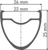 DT Swiss Felge RR 481 Disc 28"/700C 28 Loch Schwarz - Produktbild-Vorschau 3