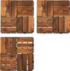1m² Holzfliesen Terrassenfliesen Holz Fliesen Mosaik 30x30 Produktbild-Vorschau 7