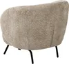 BELIANI Sessel Taupe aus Bouclé Stoff Schwarze Beine Produktbild-Vorschau 7