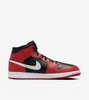 Nike Air Jordan 1 Mid "Gym Red" Schwarz/Rot, Größe: 42,5 Produktbild-Vorschau 9