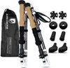 A set of ALPIN LOACKER carbon trekking poles with accessories, laid out on a white background. Produktbild-Vorschau