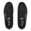 A top-down view of a pair of black Puma sneakers. Podgląd zdjęcia produktu
