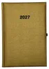 2027 ADINA Wochenkalender A5+ gold-metallic 24x16cm 1 Woche Produktbild-Vorschau 1