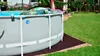 Kunstrasen Braun - 400 x 1000 cm - mit Noppen zur Drainage Produktbild-Vorschau 2
