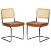 LVHOM 2er Set Freischwinger im Bauhaus Stil, Esszimmerstuhl Produktbild-Vorschau 2