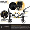 KESSER® Bollerwagen Faltbar GTS-9100 mit Dach Handwagen Produktbild-Vorschau 4
