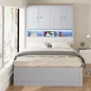Flieks Jugendbett 90x200cm mit Led und Steckdose, Holzbett Produktbild-Vorschau 5