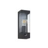 Lindby Außenwandlampe Tilian, Sensor, Höhe 25 cm, anthrazit Produktbild-Vorschau 1