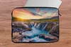 MuchoWow® Laptop Hülle 14 ZollWasserfall - Pflanzen - Moos Produktbild-Vorschau 5
