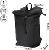 Falt Rucksack Minor 30l schwarz 40x57x15cm Polyester Water Produktbild-Vorschau 2