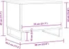 vidaXL Aquariumständer Artisan Oak 36x75x72,5 cm Produktbild-Vorschau 7