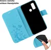 Handytasche für Huawei P Smart 2020 Blumen Flip Cover Produktbild-Vorschau 5
