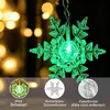 94 LED Flocon de neige Rideau lumineux étanche Noël Jardin Voir les images du produit 3