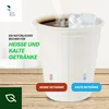 BenBow Einwegbecher aus Zuckerrohr, Weiß, 400 ml x 250 – Produktbild-Vorschau 3