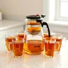 Vilde | Teekanne 960 ml - Glaskanne mit Sieb - 6 Gläser 255 Produktbild-Vorschau 2