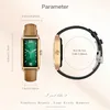 Smartwatch Damen Elegant Dünn Fitnesstracker Eckig Damenuhr Produktbild-Vorschau 7