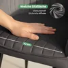 2er Set Velours Esszimmerstühle mit Ziernähten FLORENCE Produktbild-Vorschau 7