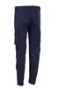 A pair of navy blue work pants shown from the back. Produktbild-Vorschau