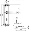 Alpertec PZ-Knopflangschild Tanja Aluminium silber eckig Produktbild-Vorschau 4