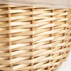 HOMLA ELVORA Picknickkorb mit beigem Futter groß 48x36 cm Produktbild-Vorschau 4