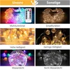 A collage of images showcasing different features of string lights, comparing them to 'other' options. Produktbild-Vorschau