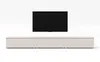 AX LIVING Meuble TV sur pied beige Loriano 3x100 cm Voir les images du produit 4