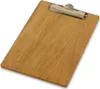 Clipboard drewniany DĘBOWA podkładka A5 ze SREBRNYM klipsem Podgląd zdjęcia produktu 6