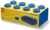 A LEGO desk drawer box with blue studs on top. Produktbild-Vorschau